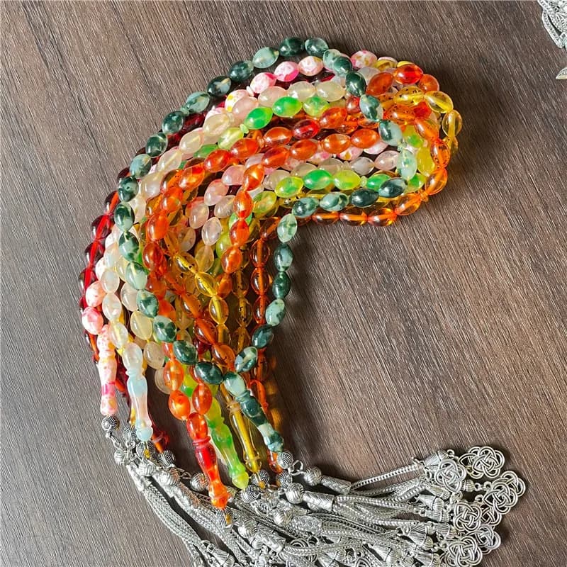 10 types de 33 chapelet ovales, prière religieuse musulmane islamique, méditation pour hommes et femmes
