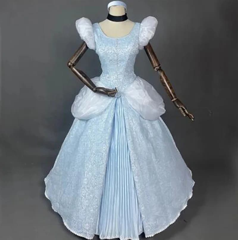Robe cendrillon d'halloween, Costume de princesse Cosplay de haute qualité, Corset à lacets pour adultes, robe de soirée de mariage, robe de bal, nouvelle collection