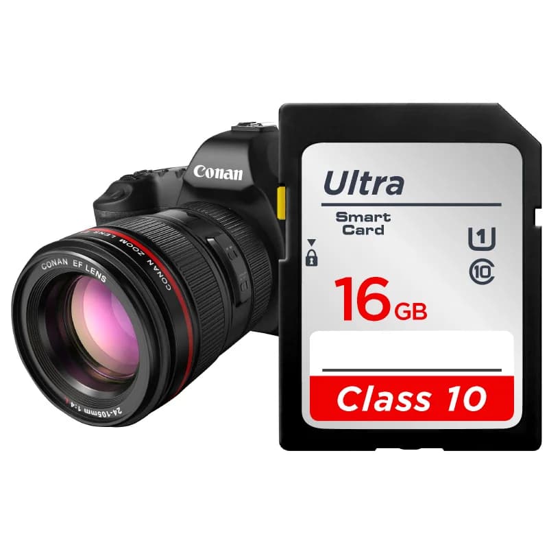 Carte SD Ultra Originale 16 Go 32 Go SDV10HC 64 Go 128 Go SDV10XC Carte Mémoire Classe 10 C10 Vidéo FULL HD USH-1 pour Appareil Photo
