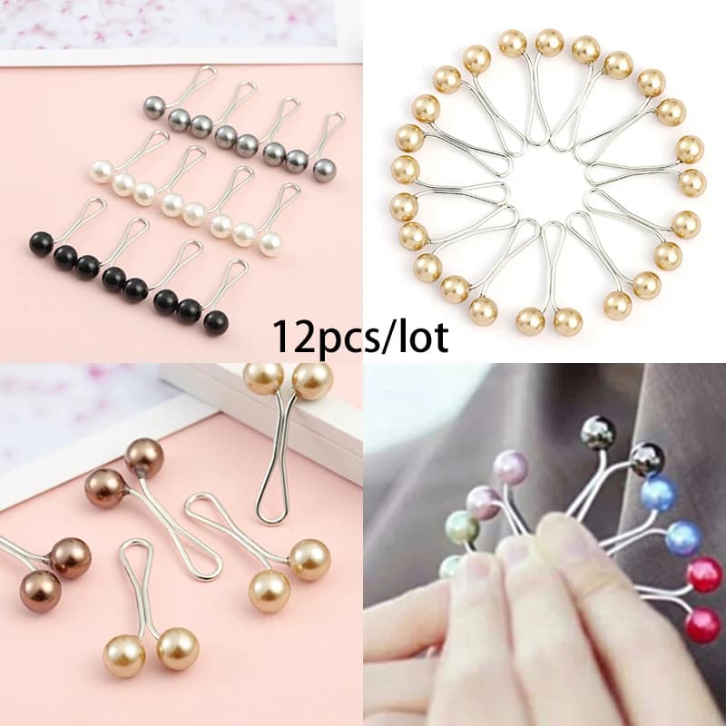 Épingles à foulard en perles multicolores, accessoires islamiques, bijoux pour femmes, Hijab, châle arabe musulman
