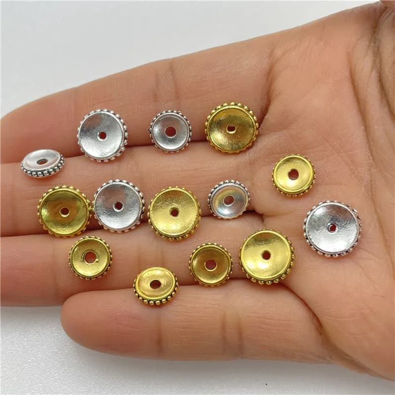 JunKang – lot de 30 joints en forme de roue, 9mm 11mm, pour bracelet et collier, faits à la main, vente en gros, accessoires bijoux