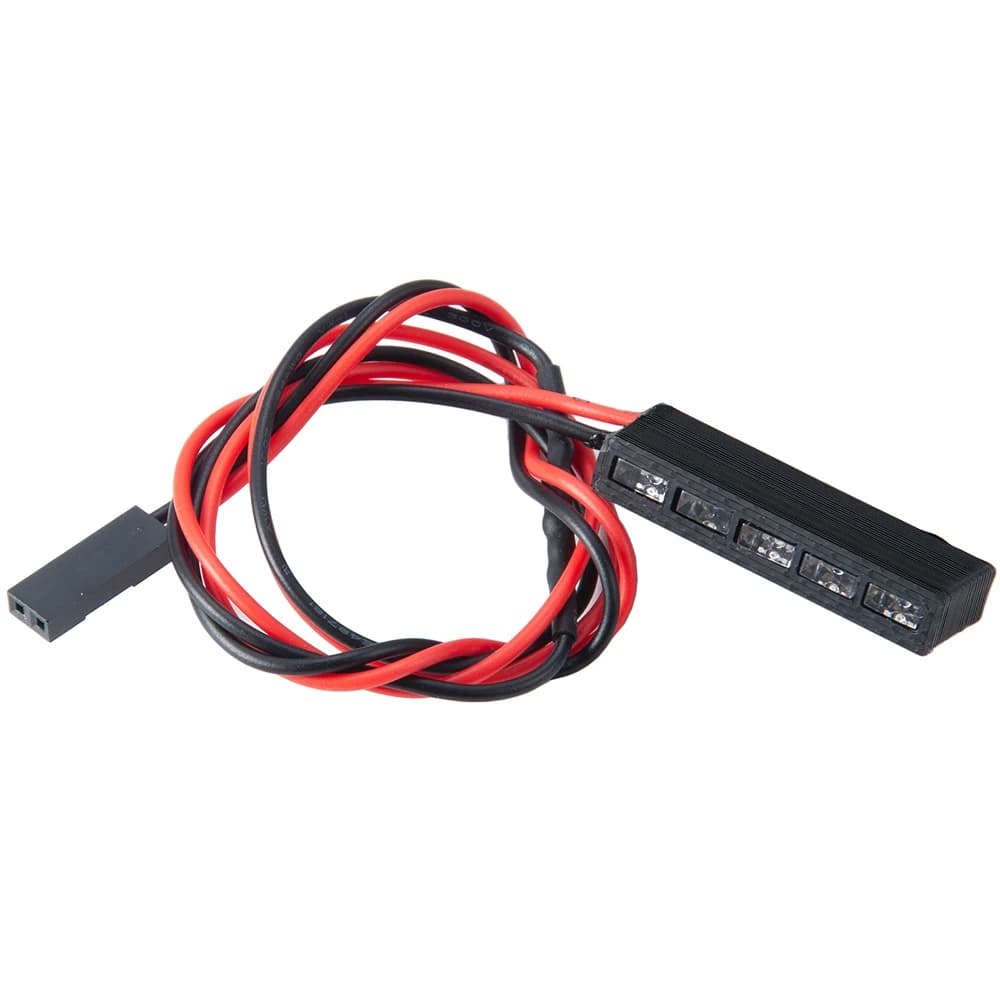 AXSPEED-Barre Lumineuse LED pour Toit de Voiture RC, 5 Lampes de Sauna de Nuit pour 1/10 Axial SCX10 TRtage Bronco TRX6, Pièces de Mise à Niveau