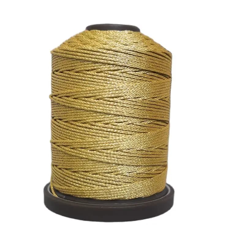 Fil de cire en fil d'or, cuir tissé à la main, macramé spécial, Protection de l'environnement, haute qualité, forte traction