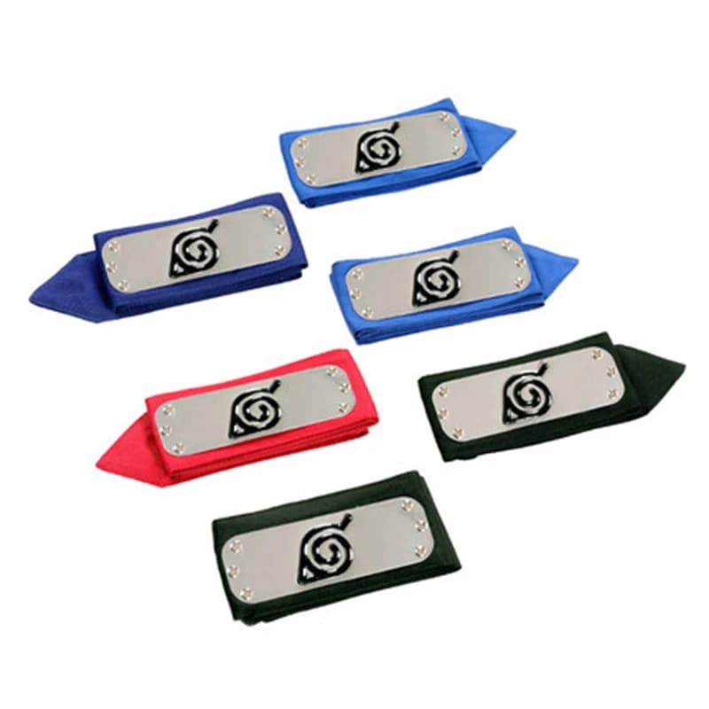 Brdwn NARUTO Itachi Sasuke Kakashi Namikaze Minato Sakura Hinata autorisation officielle Cosplay Ninja bandeau coiffure