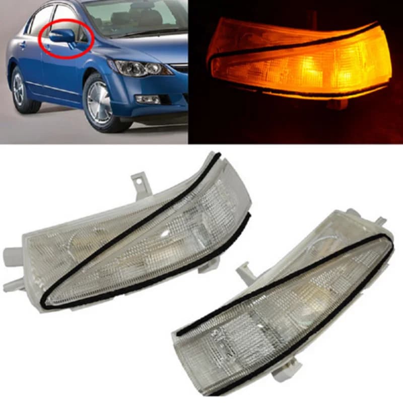 Clignotant de rétroviseur pour Honda Civic 8 Sedan Hybrid Sedan FA/FD 2006-2011, accessoires de 8e génération