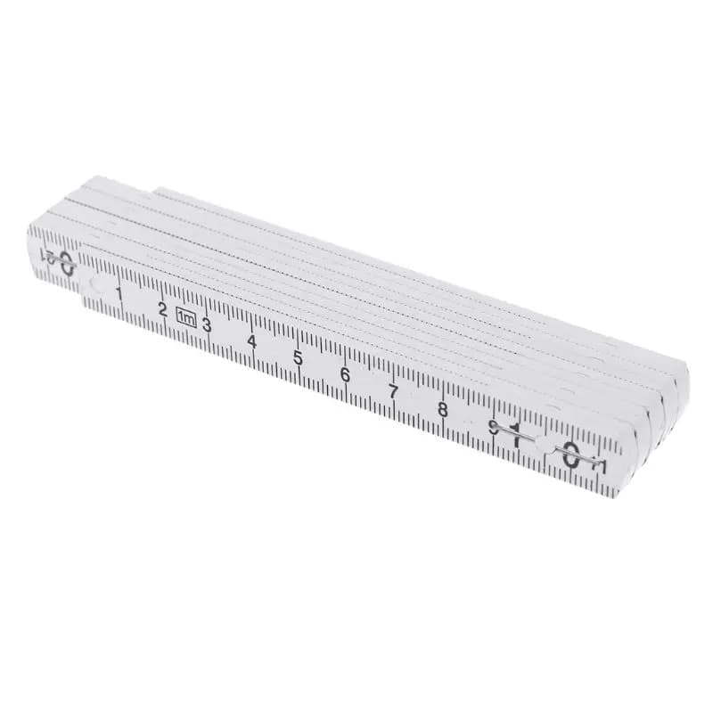 Règle de charpentier pliante, légère et compacte, curseur de mesure Instagram, utilisée pour le calcul, les accessoires de travail, 1m, 2m