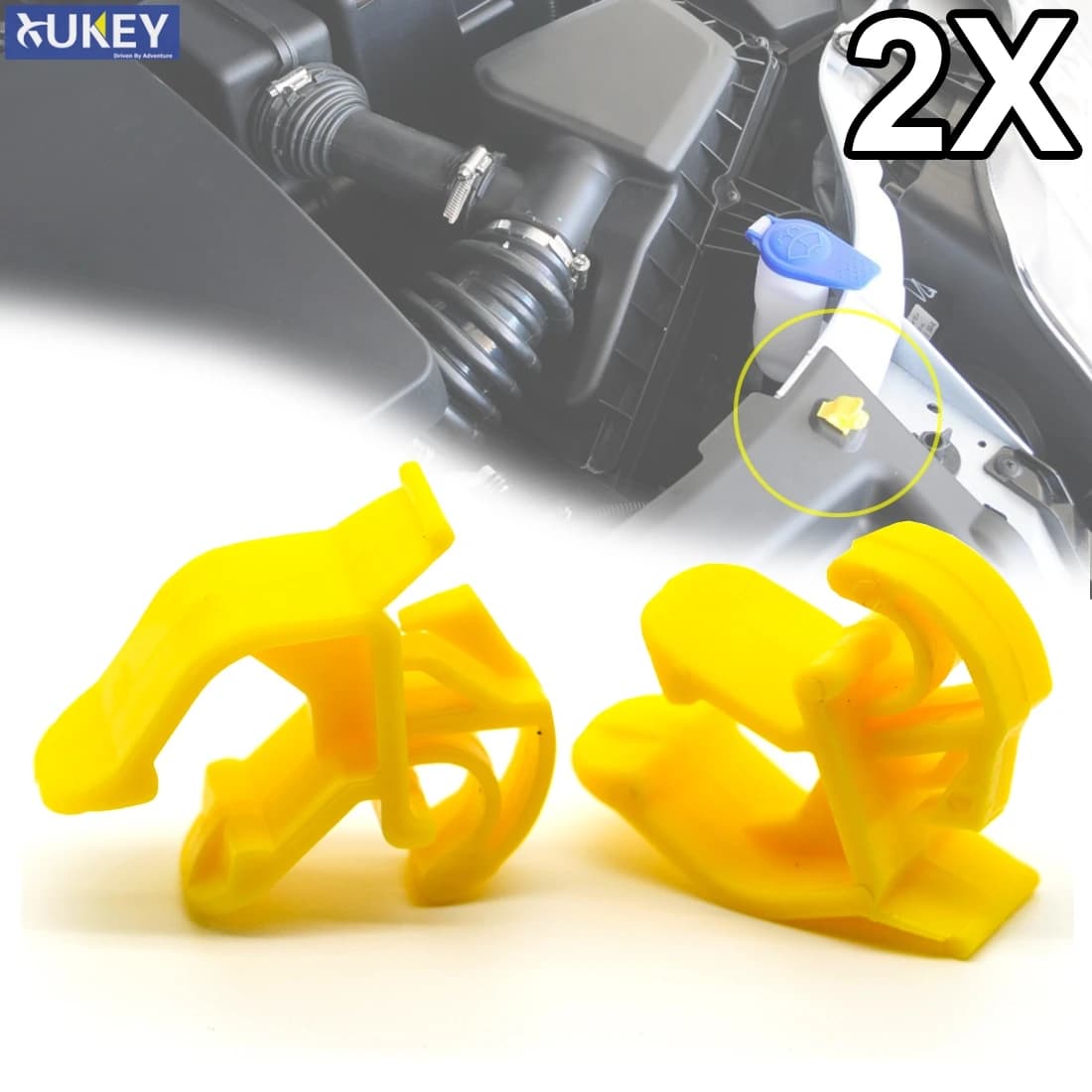 Ensemble de 2 clips de retenue de capot, pour Ford Transit Mondeo Ranger Sierra Escort s-max Galaxy