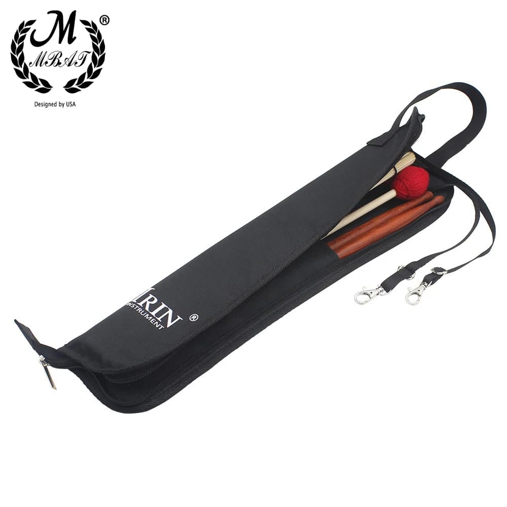 Sac de rangement en tissu Oxford imperméable, sac de baguette M MBAT, accessoires d'instruments de Percussion, mallette fourre-tout Portable pour outils de musique