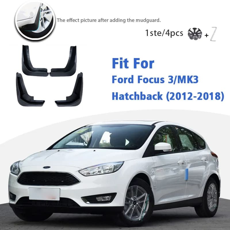 Garde-boue avant et arrière, pour Ford Focus 3/MK3 Hatchback/Sedan 2012 – 2018, accessoires de voiture