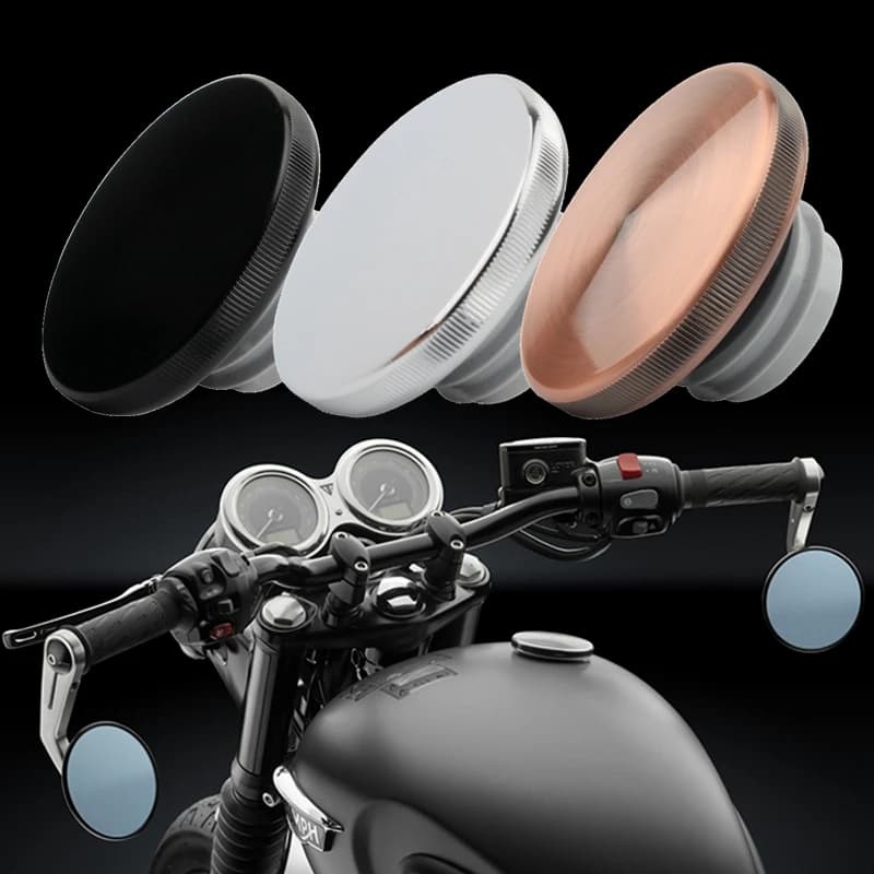 Bouchon de réservoir de carburant pour moto, couvercle d'huile ventilé, garniture en aluminium pour Triumph T100 Thruxton 900 Scrambler Bonneville Se 2001-UP