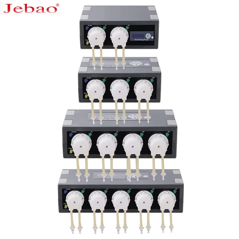 Pompe de dosage automatique pour aquarium Jebao Jecod Coral Cylinder DP2 DP3 DP4 DP-3S DP-4S, pompes péristaltiques, pompe de dosage automatique avec minuterie