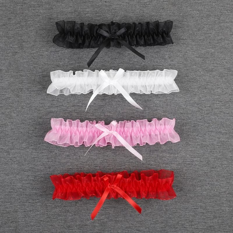 Anneau de jambe en dentelle pour femmes, Lingerie Sexy, jarretelles florales, ceinture, boucle de jambe, mariage, mariée, Cosplay, mode filles, anneau de bas