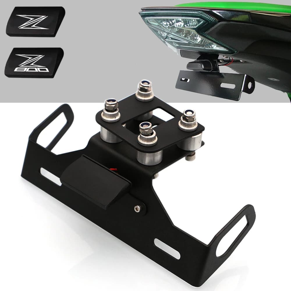 Support de plaque de planificateur de queue de moto, éliminateur de garde-boue, accessoires pour Kawasaki Z800, Z 800, 2013, 2014, 2015, 2016, 2017