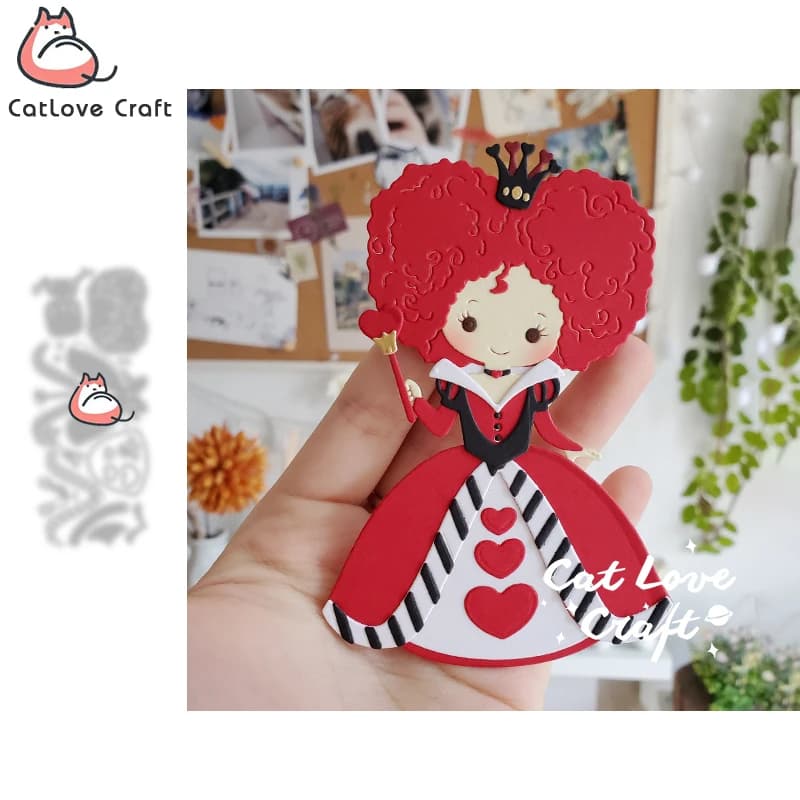 Catlove personnages de conte de fées matrices de découpe en métal Scrapbooking pochoir découpes fabrication de cartes bricolage artisanat gaufrage nouvelles matrices pour 2021