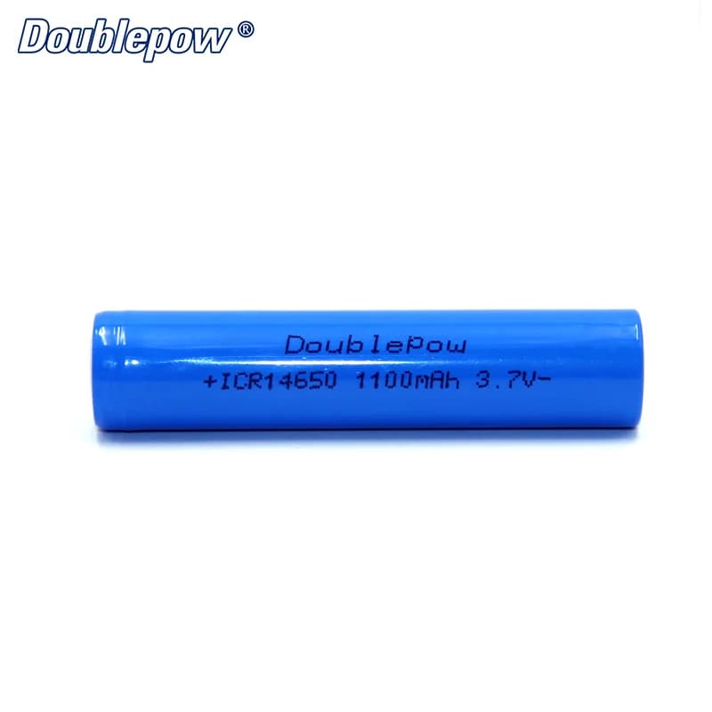 Batterie Li-ion rechargeable 14650 3,7 V 1100 mah pour lampe de poche LED