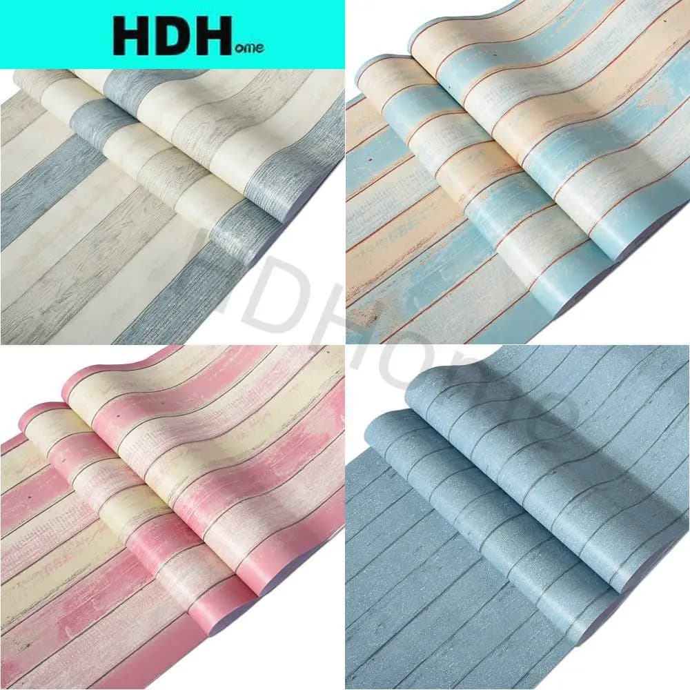 HDHome – papier peint auto-adhésif en bois, vinyle, écorce et bâton de bois, papier de Contact pour meubles, autocollants de rénovation