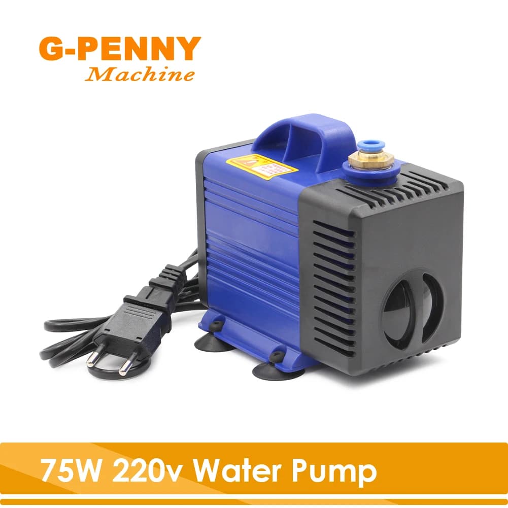 Pompe à Eau Multifonction SubSN pour Moteur de Broche de Machine à Graver, 75W, 220V, Débit Max de 3.5m, 3500L/H