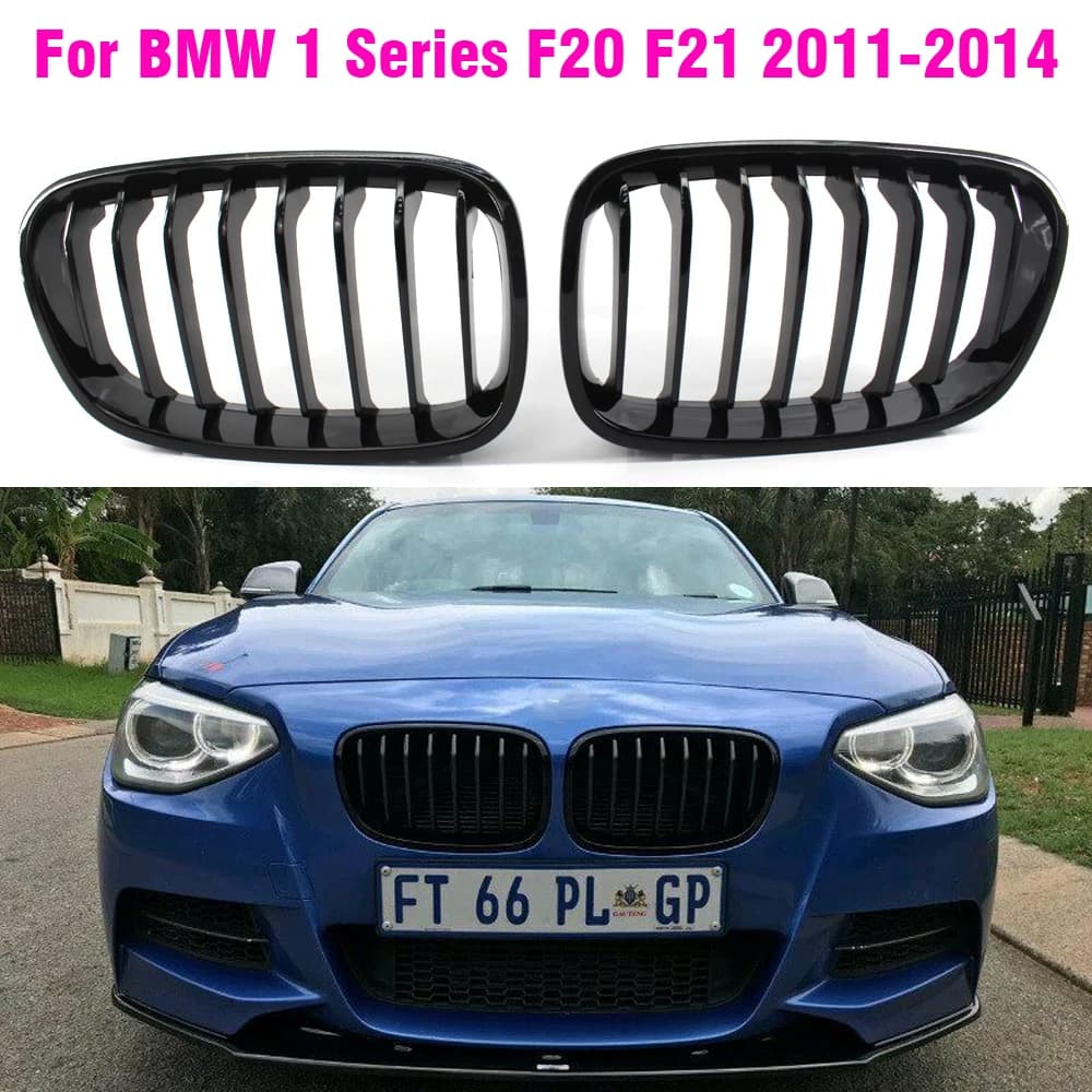 1 paire de Grilles de pare-chocs avant automatique, Grilles de remplacement pour BMW série 1 F20 F21 116i 118i 2012 2013 2014