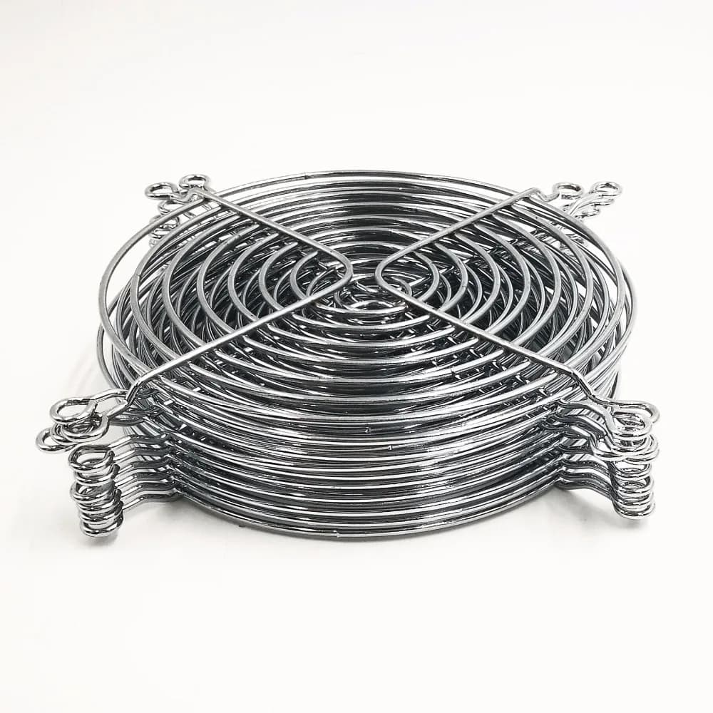 Couvercle de grille de ventilateur de refroidissement en métal, protection contre les radiations, filet de protection de filtre, 80mm, 90mm, 120mm, 10 pièces