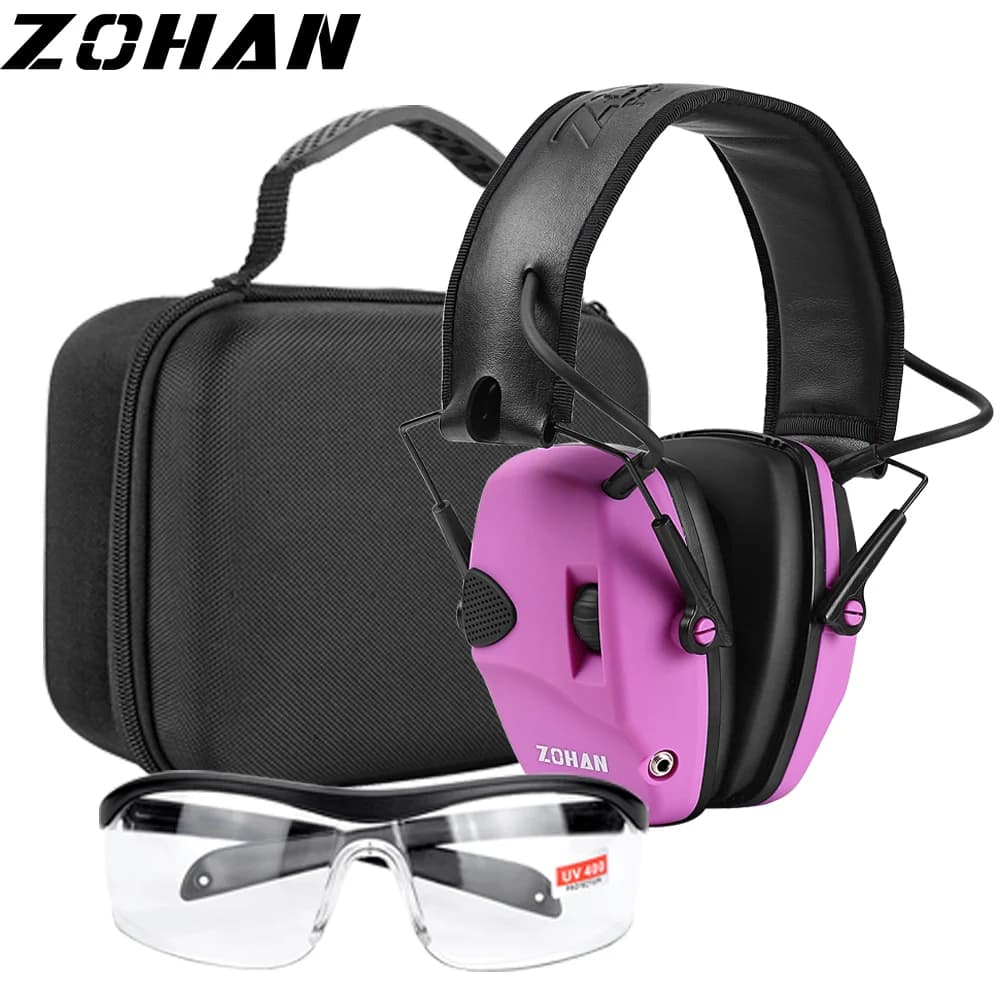 Casque de tir ZOHAN, protège-oreilles insonorisés, protection auditive tactique, réduction du bruit, NRR 22db pour la chasse