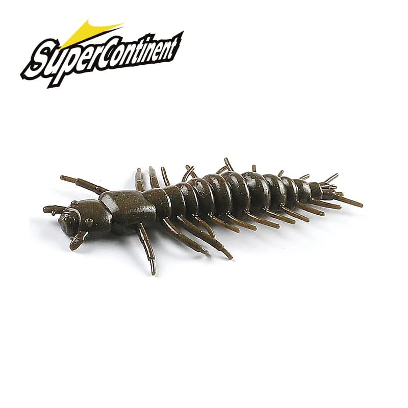 Zaza Larva – leurre souple flottant en Silicone, appât souple, 75mm/50mm, pour la pêche, nouveauté 2021