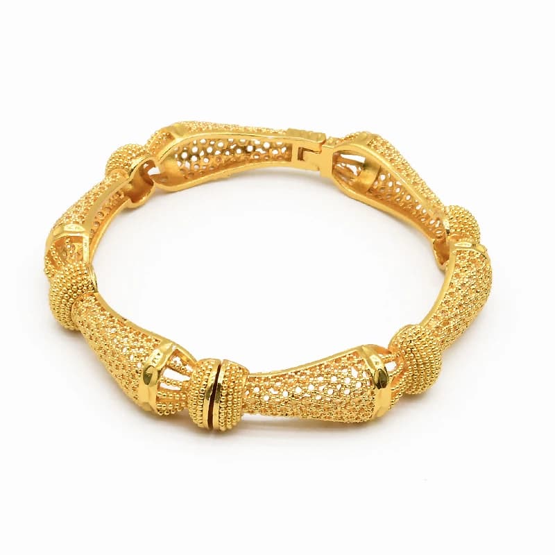 ANIID femmes Bracelet à breloques Bracelet 24K couleur or bijoux Dubai fleur Bracelet marque concepteur africain éthiopien hawaïen bijoux