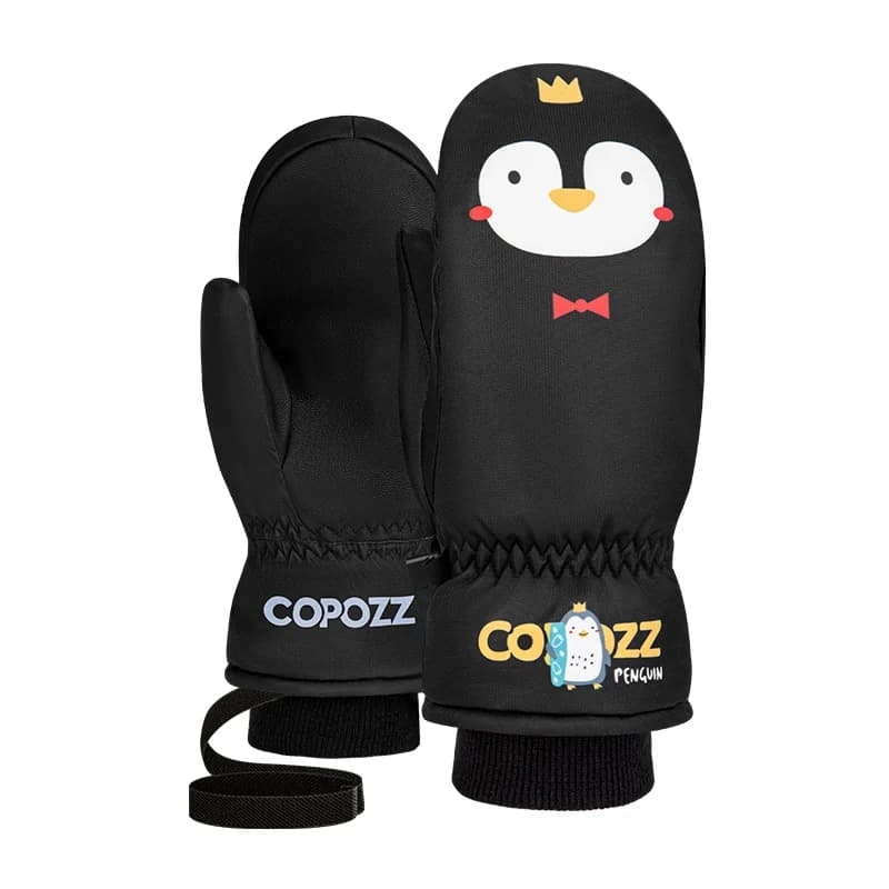 COPOZZ enfant gants de Ski 3M Thinsulate hiver garder au chaud doigt mitaines mignon dessin animé hiver ultraléger Snowboard gants enfants