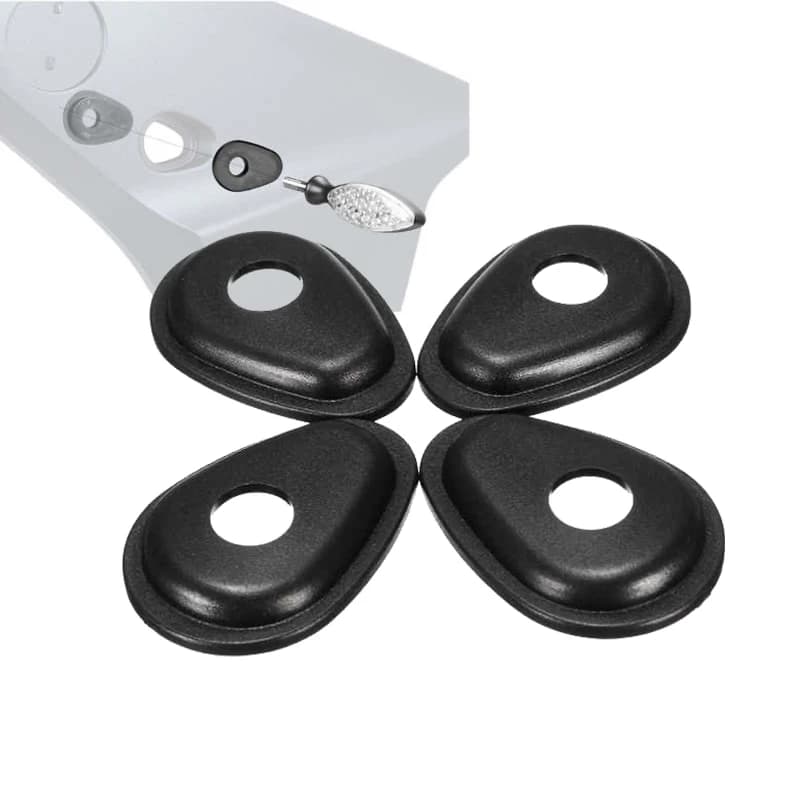 Adaptateurs de clignotants, entretoises pour Yamaha YZF R6 R1 1998 – 2012 FZ1 FZ6 FZ6R FZ8 XJ6, indicateurs lumineux avant ou arrière, 4 pièces