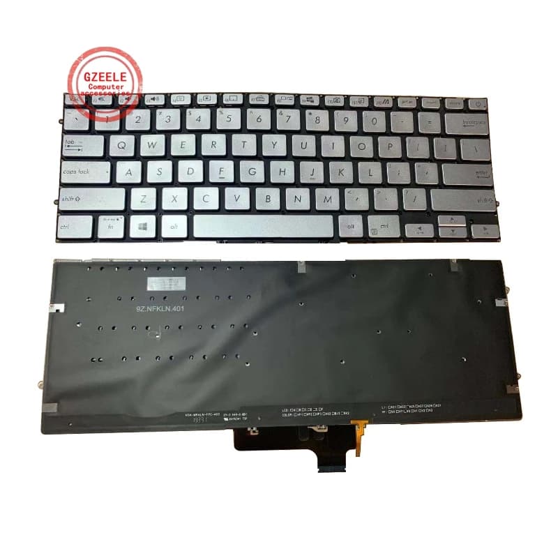 Nouveau clavier US/RU/SP/FR/UK pour ASUS UX431 UX431U UX431F U4500F X431 X431FAC V431 K431 S431 clavier d'ordinateur portable