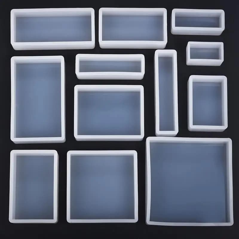 Moules en silicone cuboïdes pour fleurs séchées, moule en résine, artisanat décoratif, bricolage, élection en cristal, artisanat en résine xy, outils de moule exécutif