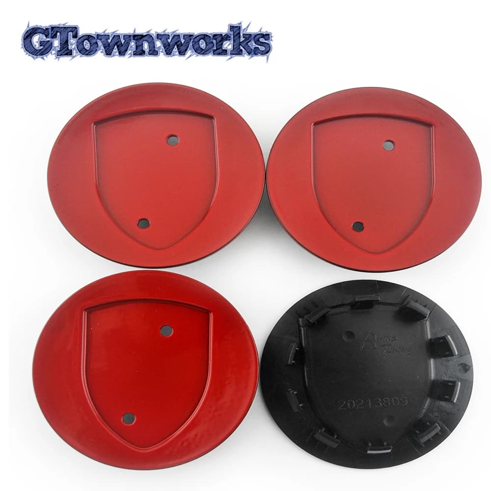 GTownworks 4 pièces 77mm sans Logo capuchons centraux de roue pour 2016-2019 718 Cayman 2006--2016 Cayman 2004-2006 Carrera GT roues 7PP601149D