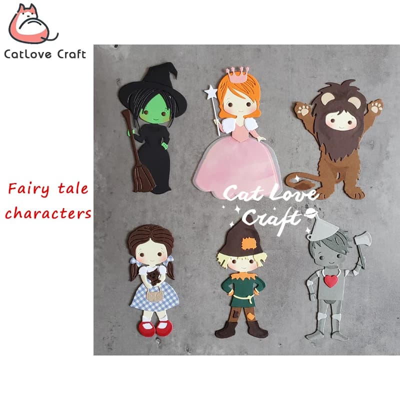 Matrices de Découpe en Métal avec Personnages de Catlove Dégradé, Cailloux de Scrapbooking, Carte de Découpe, de Bricolage, Gaufrage Artisanal, Nouvelle Collection 2021