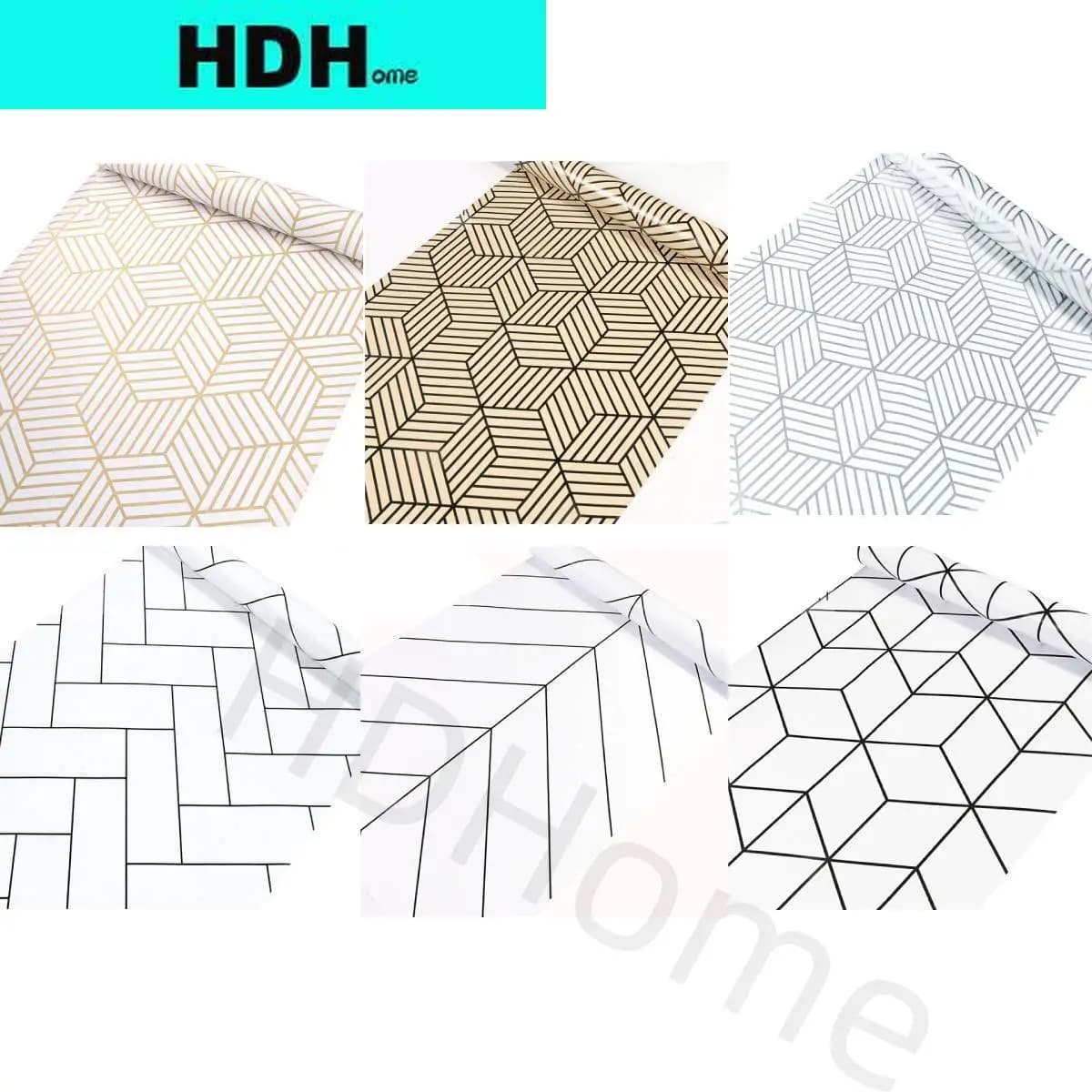 Papier peint auto-adhésif à rayures dorées, décoration de maison, rénovation de meubles, autocollants géométriques imperméables à décoller et à coller
