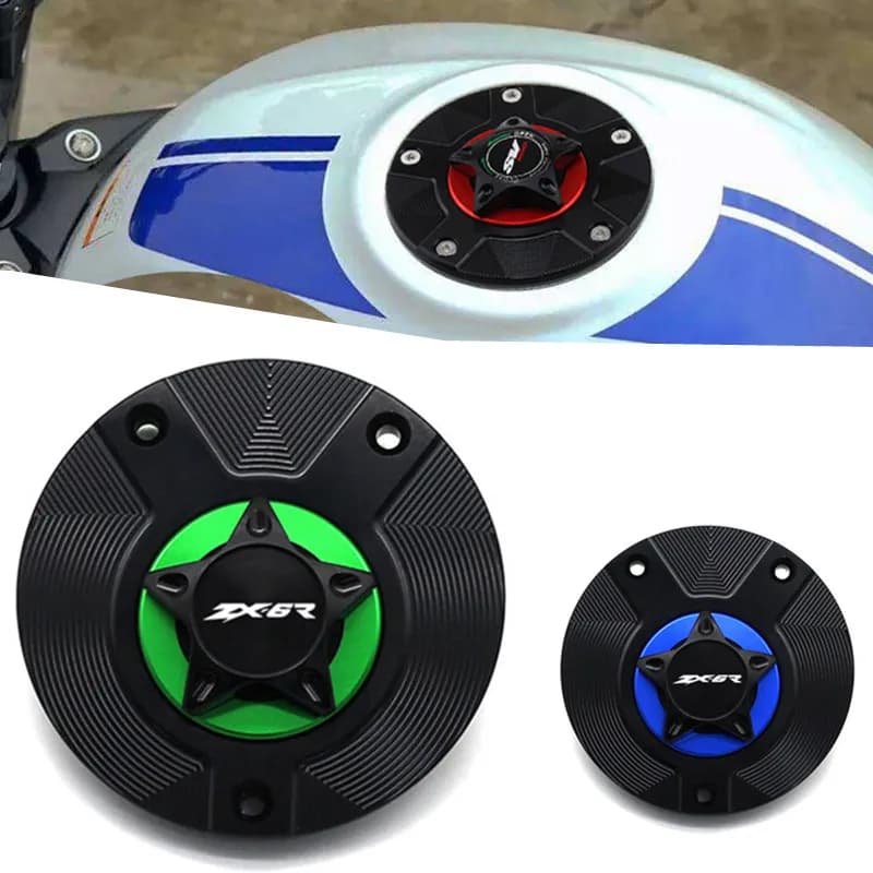 Couvercle de réservoir de carburant CNC, couvercle avant pour Kawasaki zx10r zx6r ZX-10R zx636r 2006, 2016, ZX-6R, ZX-636R, 2007, 2016 et 636