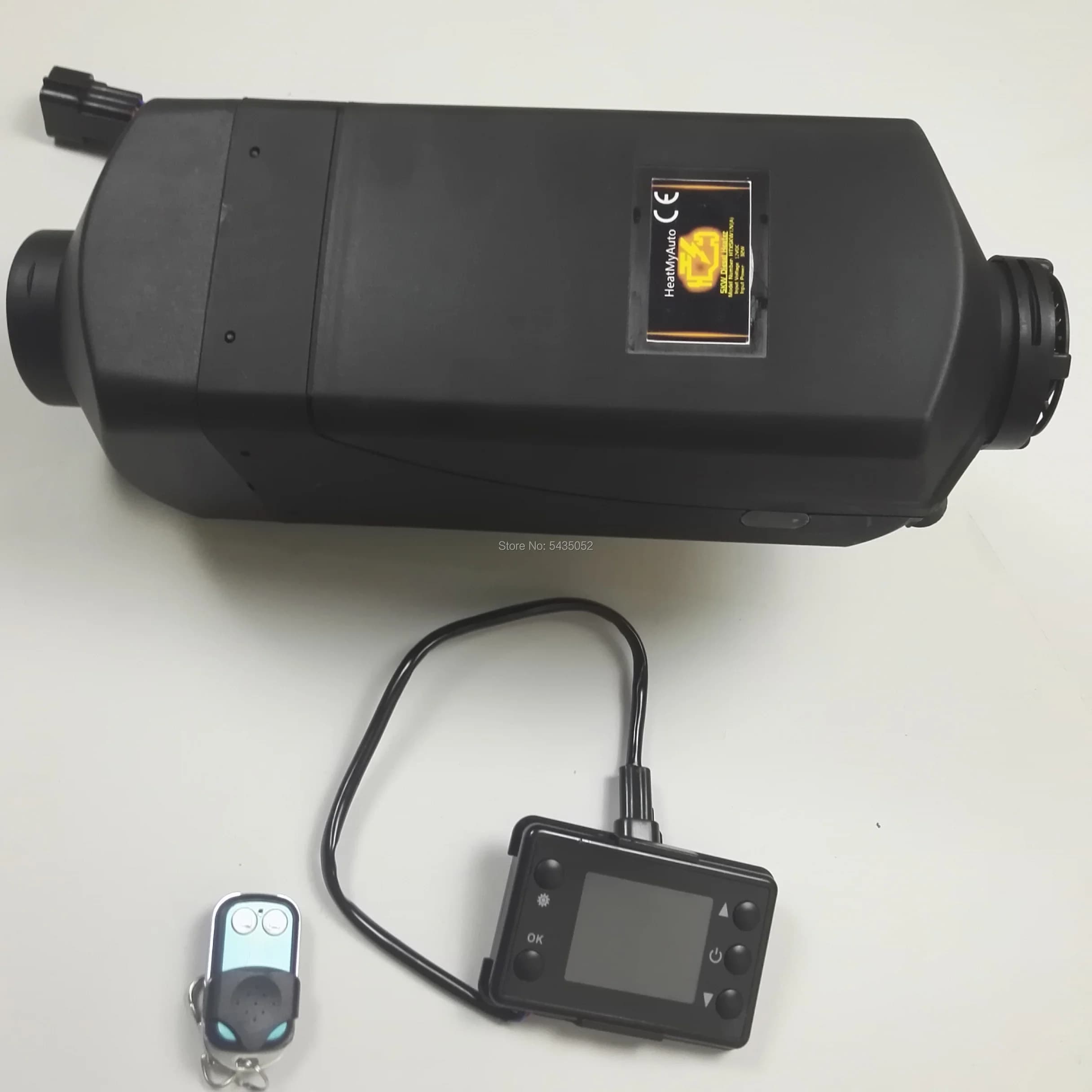 Chauffage de stationnement Webasto 12V 5000W 8000W avec télécommande pour bateau, navire, voiture, fourgon, camping-car - remplace Eberspacher D4, chauffage diesel Webasto