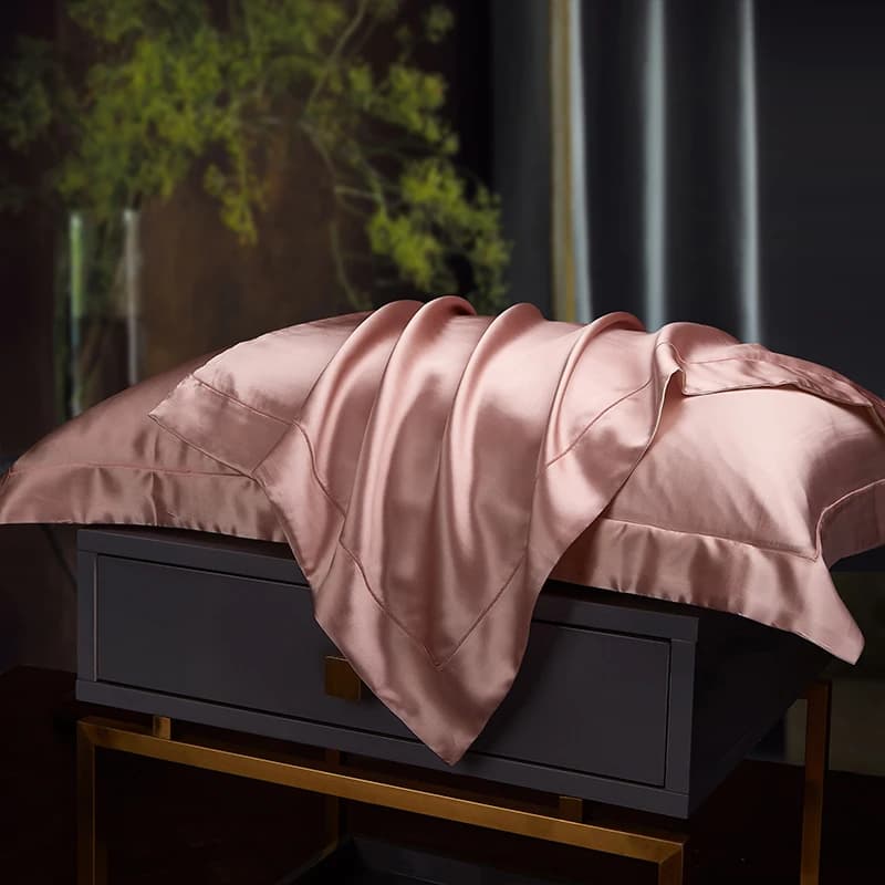 Taie d'oreiller DISANGNI 100% soie de mûrier naturelle pour les cheveux et la peau, housse de coussin en soie luxueuse, douce et respirante, fermeture enveloppe