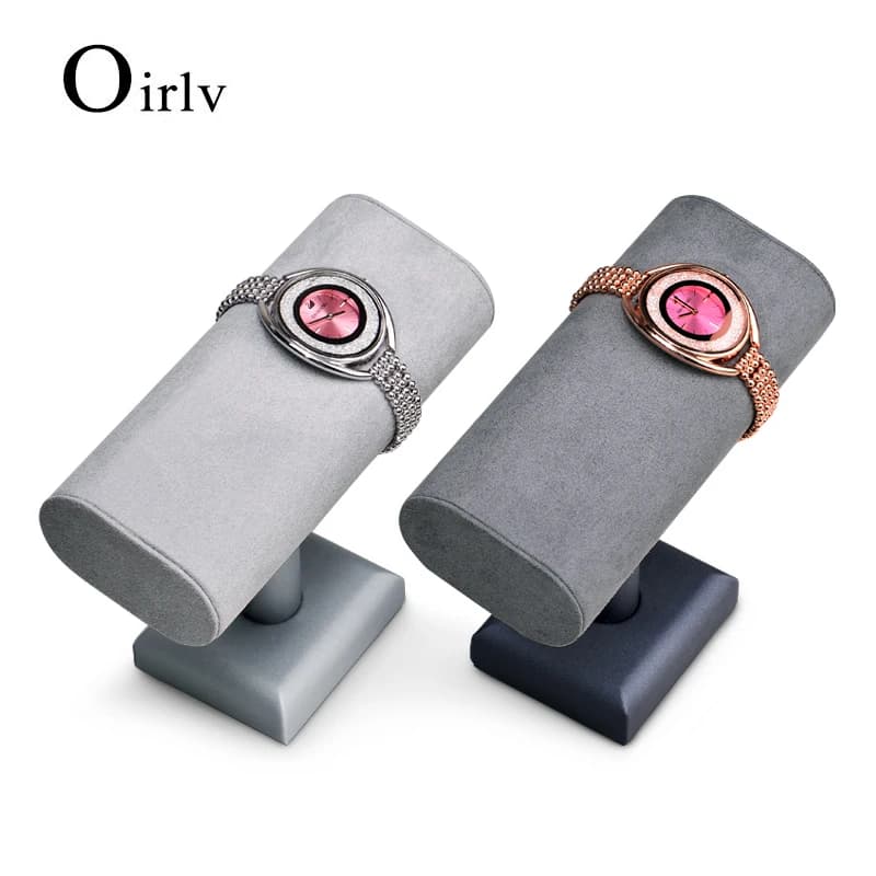 Oirlv – présentoir de montre en cuir PU, support de présentation de Bracelet, organisateur de bijoux, support de rangement de montre en forme de T