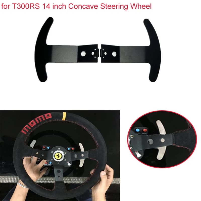 Palettes de modification pour THRUSTBiens TER T300RS T300 RapDuty, changement de vitesse, roue adaptée aux pièces de volant concaves de 14 pouces