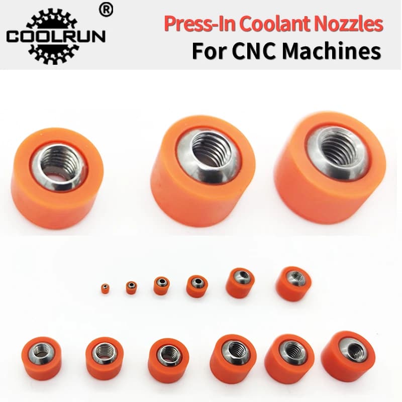 CoolRun-Buses de liquide de refroidissement à bille à presser pour tour CNC, porte-outils spéciaux, supports VDI, machines à vis d'outillage