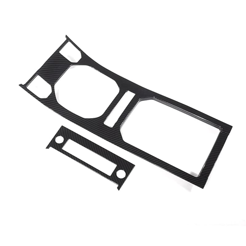 Garniture de panneau d'engrenage de Console centrale en Fiber de carbone pour Land Rover Range Rover Evoque 12-17, accessoires