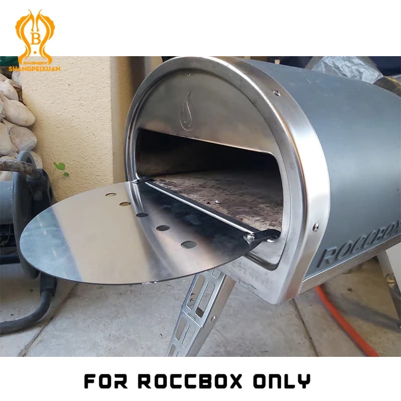 SHANGPEfeast UAN-Support de four à pizza Roccbox sur mesure, cadre de support en acier inoxydable 304, panneau d'optique, plaque d'accessoires pour four à pizza