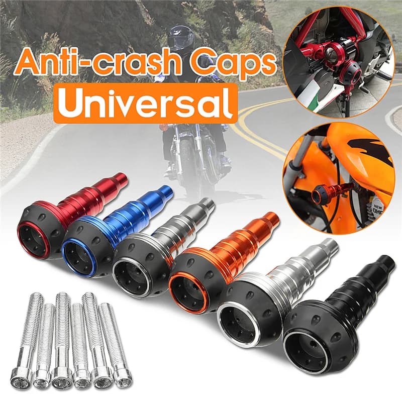 Curseur de cadre de moto universel, protecteurs contre les chutes, barre de anciers de moteur anti-chute, Curseur de cadre d'accès, Hurbike, M10, 10mm, 2 pièces