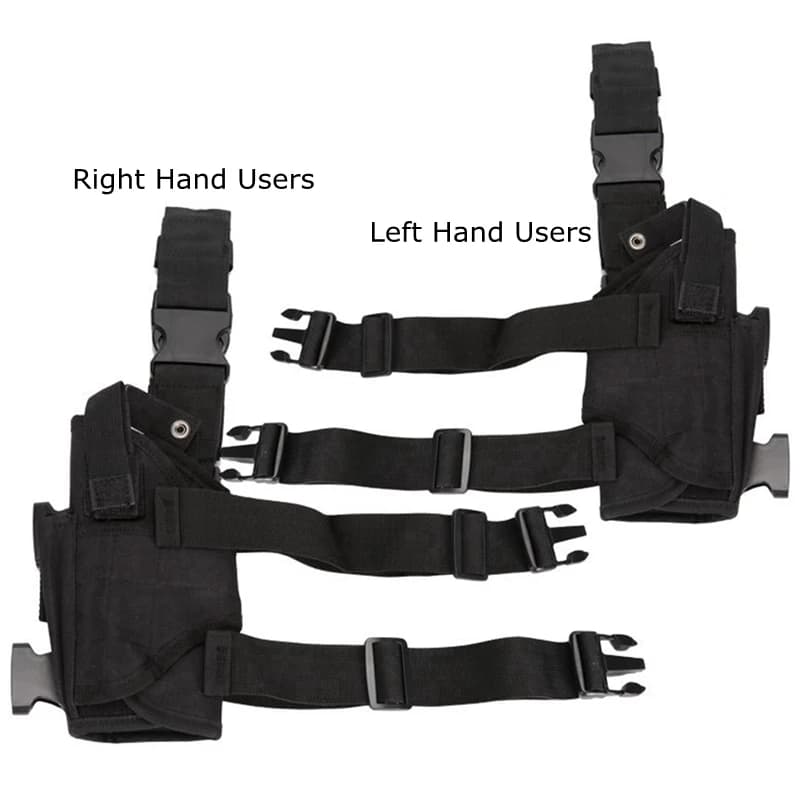 Main gauche et main droite réglable universel étanche jambe goutte Puttee jambe cuisse étui avec support de pochette magnétique