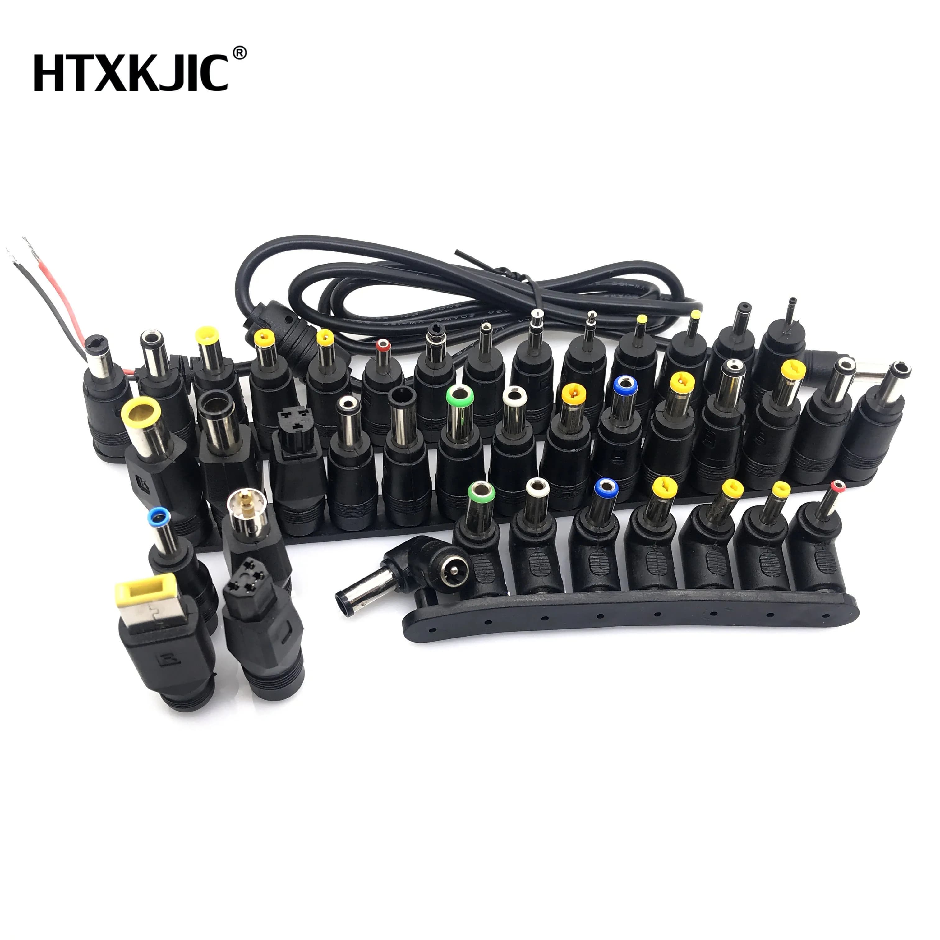 Prise Jack cc universelle pour ordinateur portable HP DELL, adaptateur de charge ca, connecteur femelle 5.5x2.1/2.5mm, 40 pièces