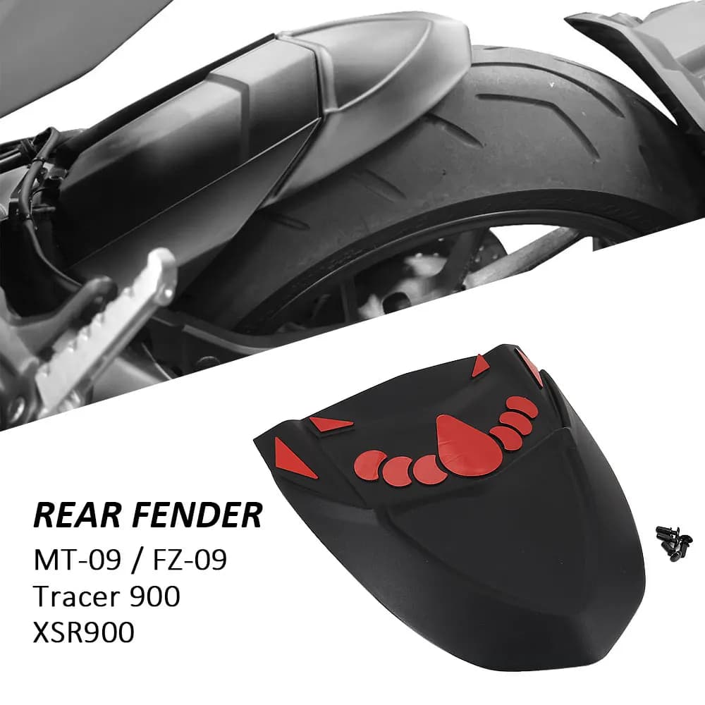 Garde-boue arrière pour Yamaha MT09 MT-09 FZ-09 FZ09 Tracer 900 Tracer900 XSR900 XSR 900 Extension d'extension arrière de garde-boue de moto
