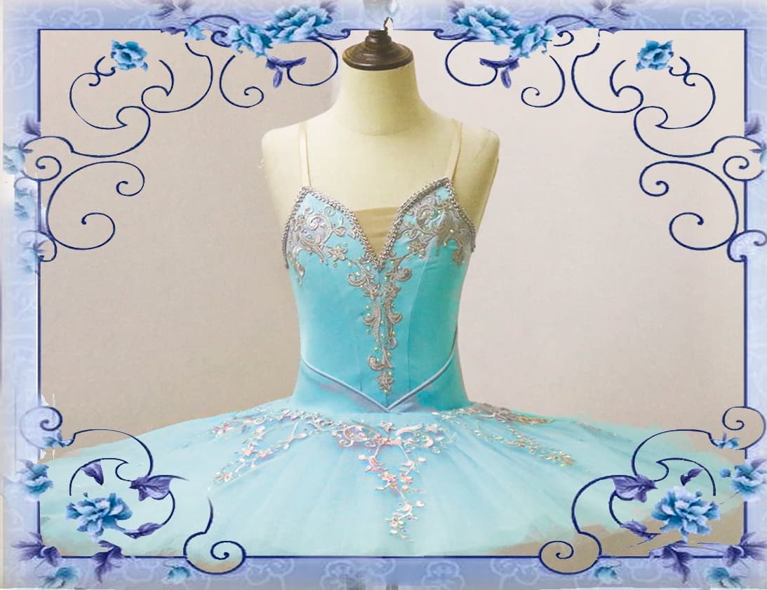 Nouvelle jupe de ballet professionnelle, tutu classique en forme de crêpe, costumes