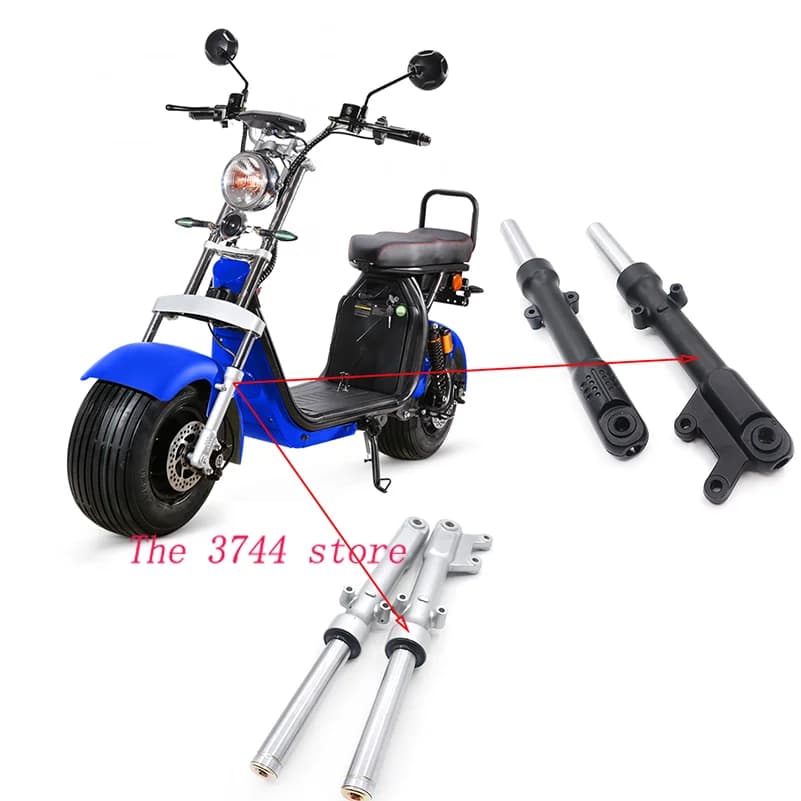 Amortisseur avant hydraulique 365 mm 385 mm 420 mm pour trottinette électrique Citycoco, accessoires chinois Halei