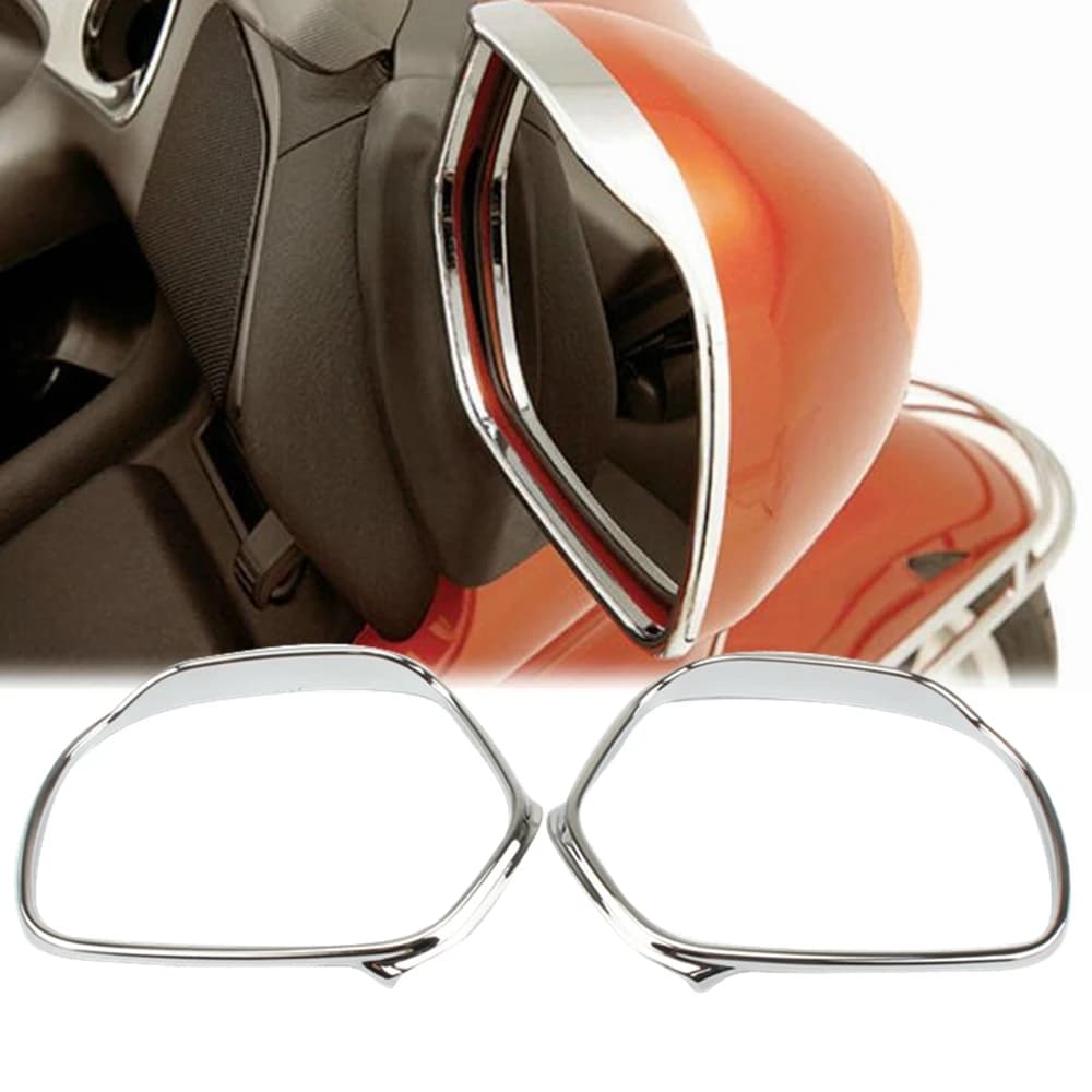 Rétroviseurs Latéraux Chromés pour Moto Honda GOLDWING GL1800, Accessoires de Décoration, Couvercle de Garniture, 2001-2017