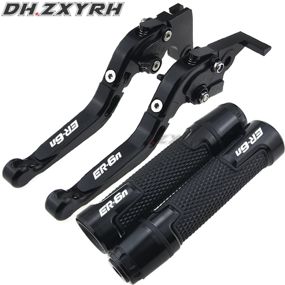 Leviers de freins et d'embrayage CNC pour moto, poignées d'extrémité de barre de main pour KAWASAKI NINJA ER6N ER 6N ER-6N 2006 2007 2008