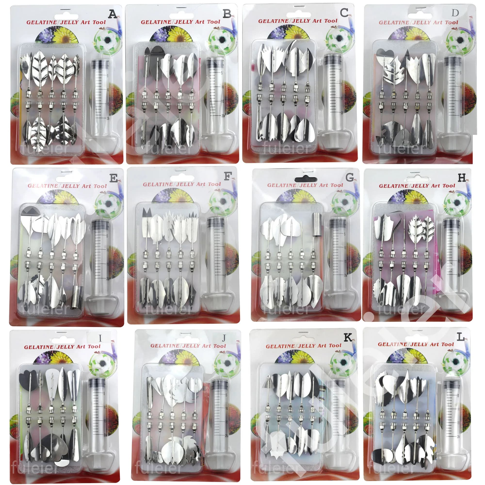 Kit d'outils de décoration de gâteau en acier inoxydable, moule à gâteau déficit 3D Brian, kit de seringue à buse, art de la MSI, fleurs de pudding, 14 styles